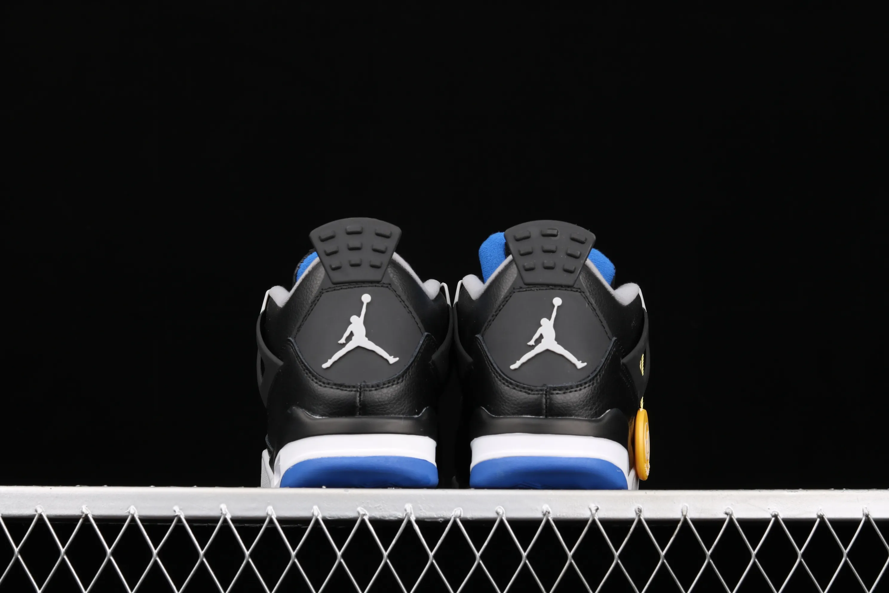 All categories Air Jordan Jordan series basketball shoes Air Jordan 4 G version Air Jordan 4 Retro AJ4 Joe 4 black and blue 308497-006